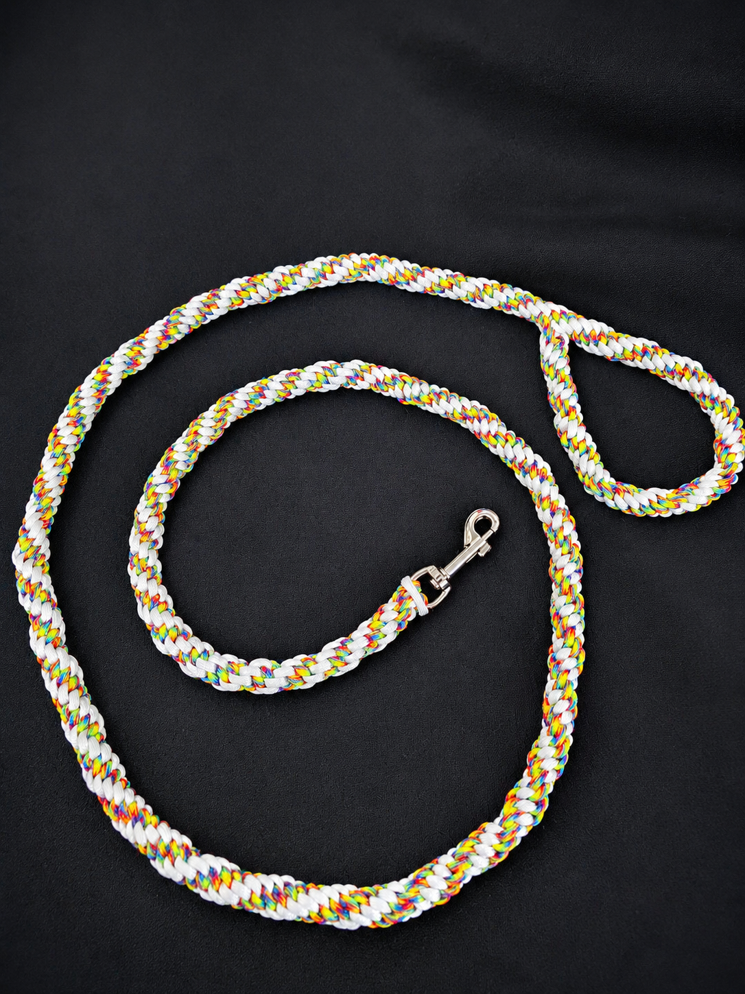 Handmade Rainbow Paracord Dog Leash
