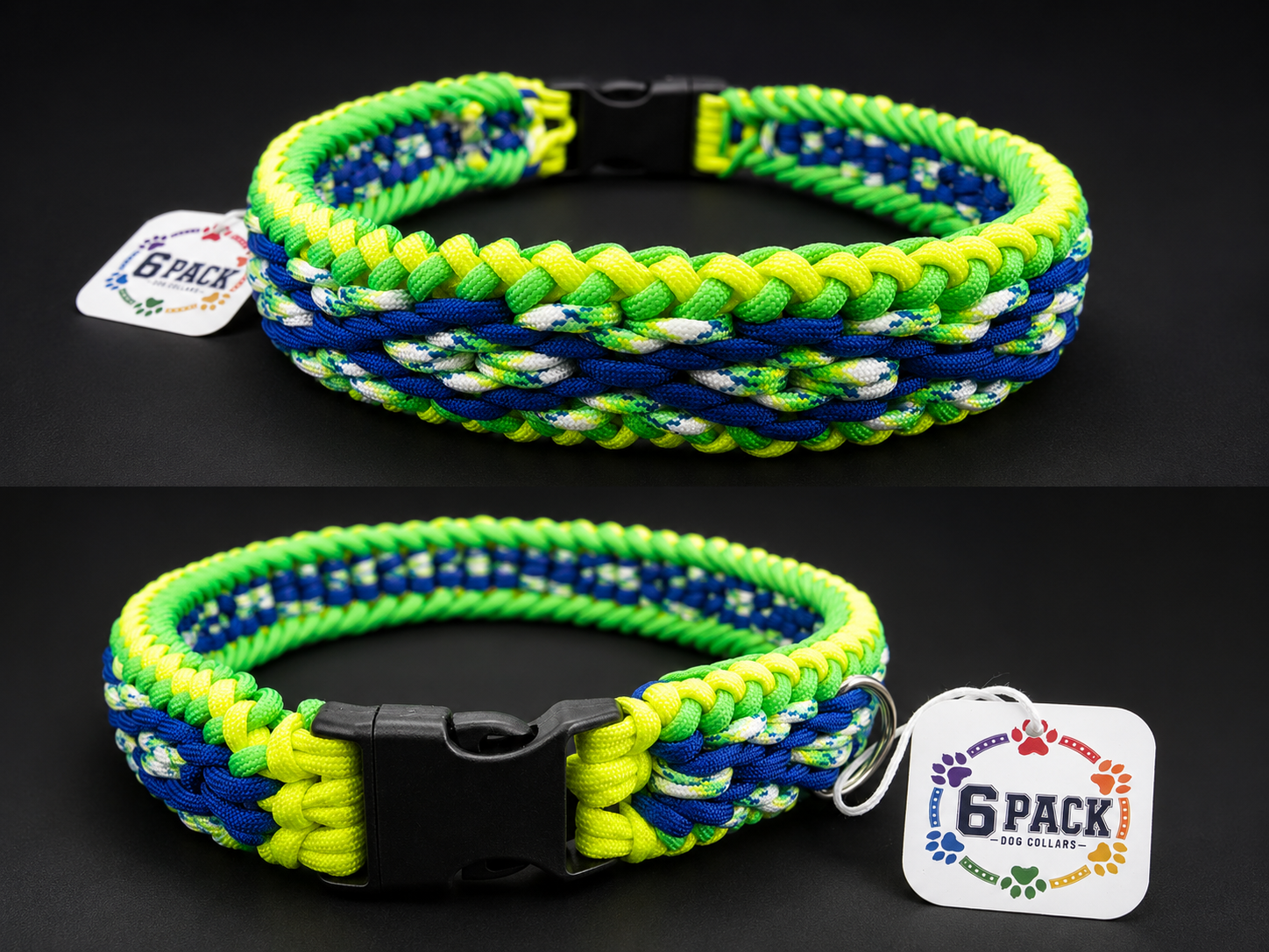20" Paracord Braided Dog Collar