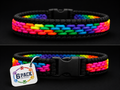 22" Bright Neon Sanctified Handmade Paracord Dog Collar