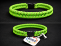 15" Handmade Neon Green Dog Collar