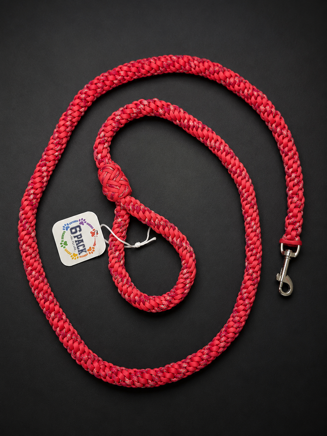 Handmade Think Pink  Paracord Dog Leash