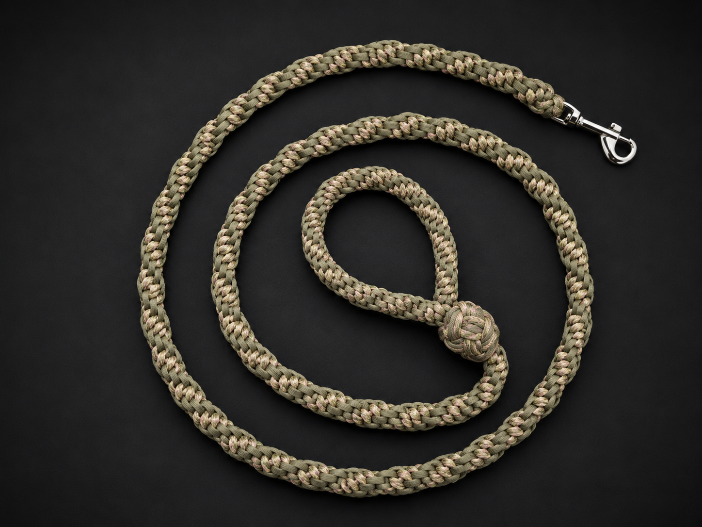 Handmade Camo Paracord Dog Leash