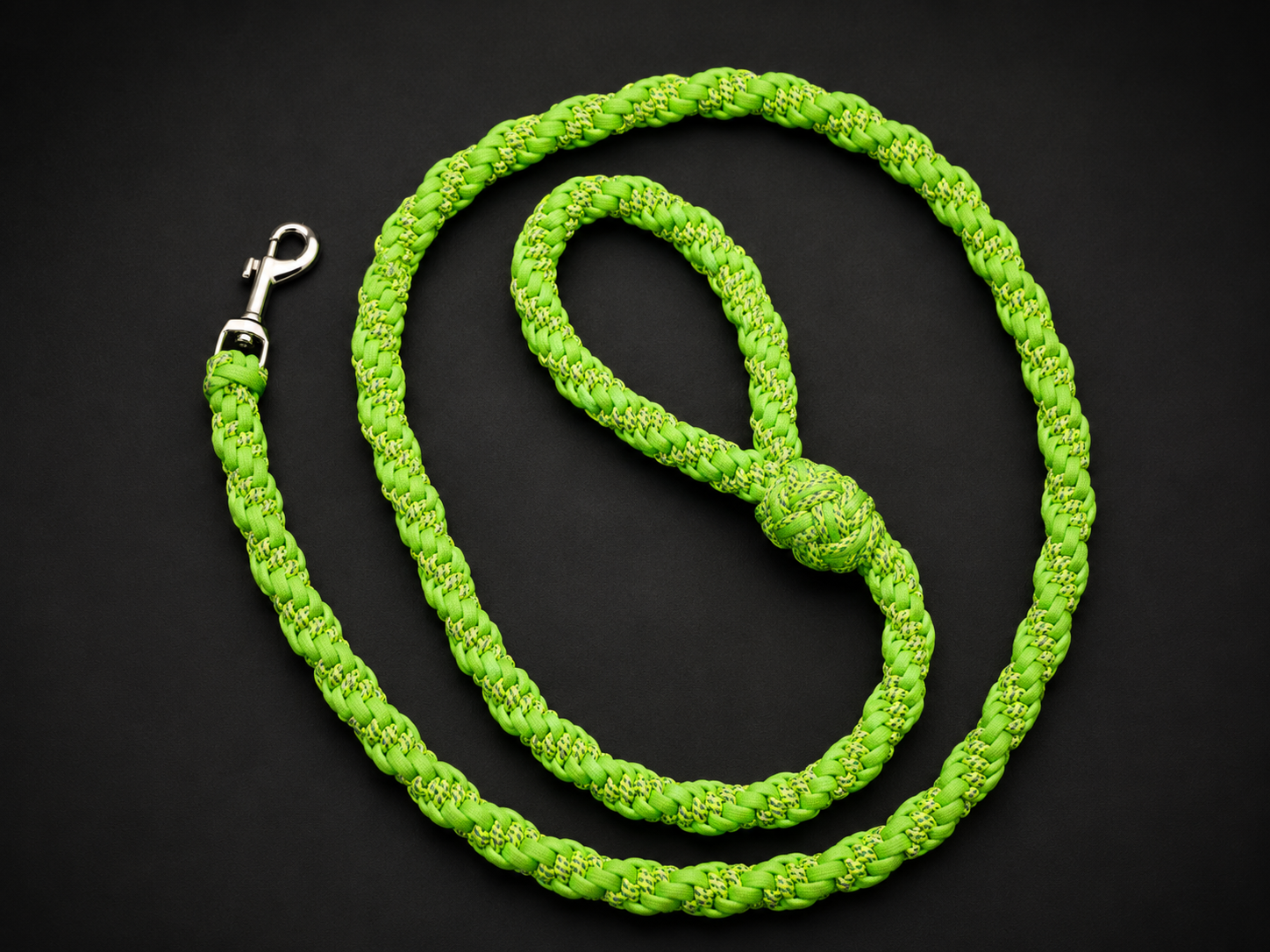 Handmade Neon Green Paracord Dog Leash